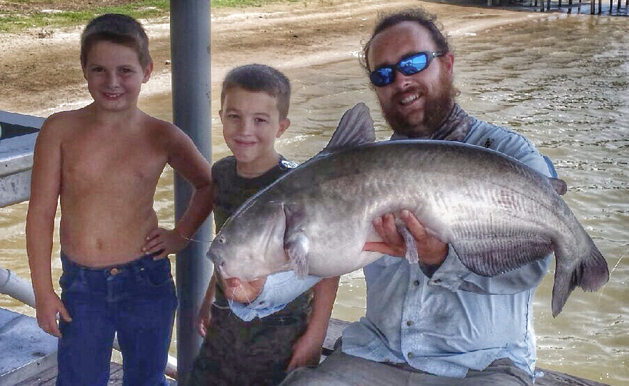 08-21-14 BlueCat 39inches with Colton and Jacob